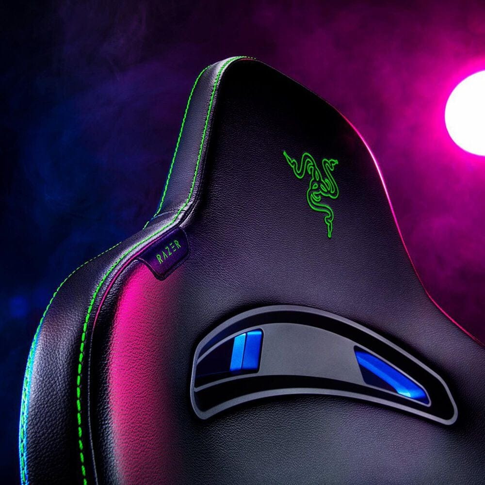 Razer Enki X Essential Gaming Chair in Black and Green, , large