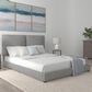 Richlands Furniture Arden Queen Upholstered Platform Bed in Nature Gray, , large