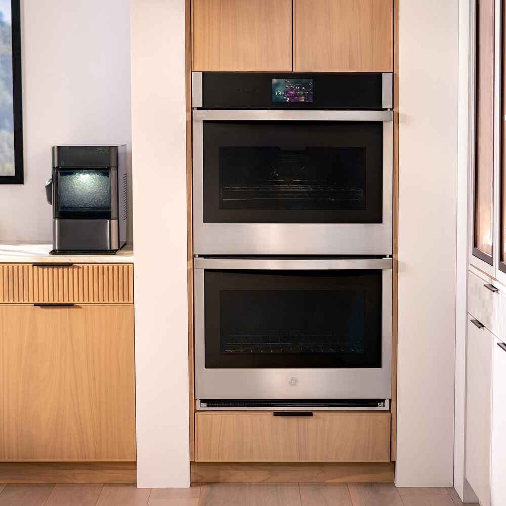 GE Profile 30" Smart Built-in Convection Double Wall Oven with In-Oven Camera and No Preheat Air Fry in Stainless Steel, , large