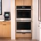 GE Profile 30" Smart Built-in Convection Double Wall Oven with In-Oven Camera and No Preheat Air Fry in Stainless Steel, , large