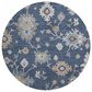 Dalyn Rug Company Hatay HY4 8" Round Navy Area Rug, , large