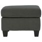 Signature Design by Ashley Bayonne Ottoman in Charcoal, , large