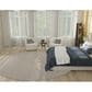 Nourison Courtyard Ivory and Silver 10" Round Indoor/Outdoor Area Rug, , large
