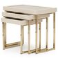 Vista Haus Lisbon 3-Piece Nesting Table Set in Silken Matte Cream, , large
