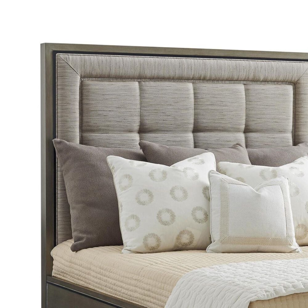 Lexington Furniture Ariana St. Tropez King Panel Headboard in Silver Gray/Rich Gray, , large