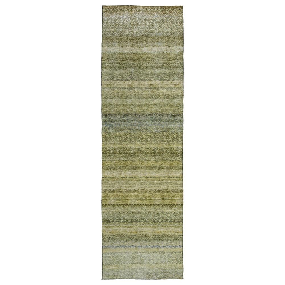 Dalyn Rug Company Burano BU5 2"3" x 7"6" Aloe Indoor/Outdoor Runner, , large