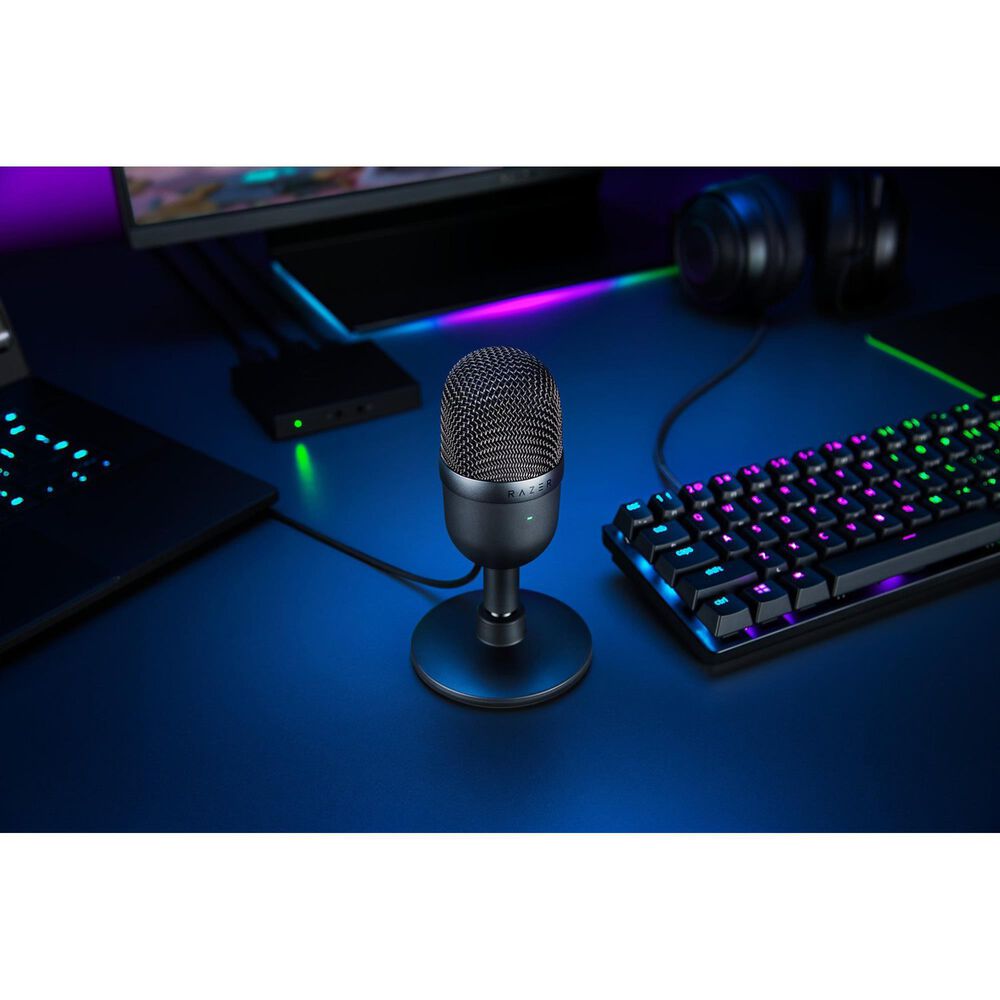 Razer Seiren Mini Wired Ultra-Compact Streaming Microphone in Black, , large