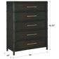 Hooker Furniture Retreat 6-Drawer Chest in Black Sand, , large