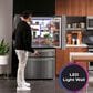 GE Appliances 22.4 Cu. Ft. 4-Door French-Door Refrigerator with Door In Door in Fingerprint Resistant Stainless, , large