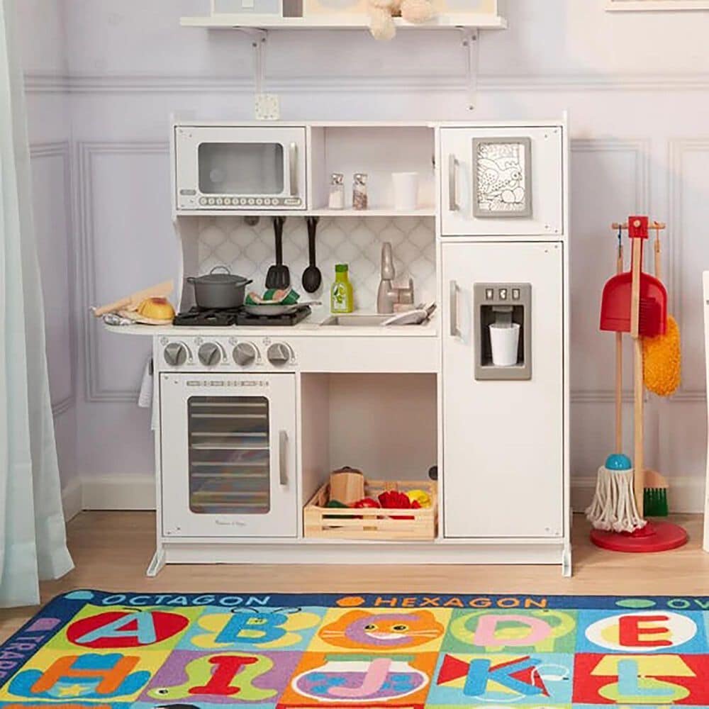 Melissa &amp; Doug Chefs Kitchen Building Set in Cloud White, , large