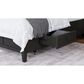 Urban Home Grace Eastern King Storage Bed in Raven Black, , large