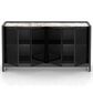 Declan Dining 4-Door Buffet in Cognac Peppercorn Washed and Shell, , large