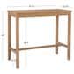 Linon Home Decor Claridge Bar Height Pub Table in Distressed Natural - Table Only, , large