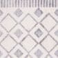 Safavieh Marrakesh MRK560A 6"7" Round Ivory and Grey Area Rug, , large