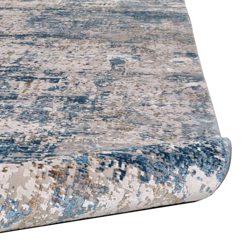 Feizy Cadiz Blue and Ivory 9&#39;9&quot; x 12&#39;2&quot; Area Rug, , large