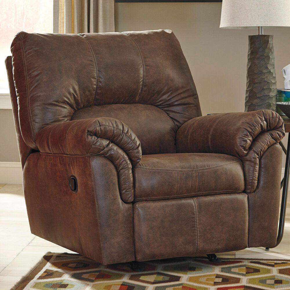 Ashley Bladen Rocker Recliner in Coffee, , large