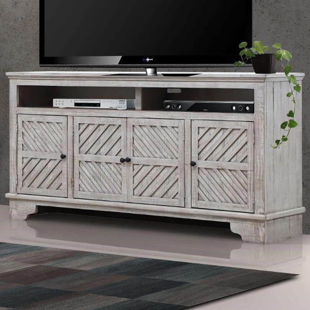 Meximuebles Santa Cruz 84" TV Console in Egg Shell, , large