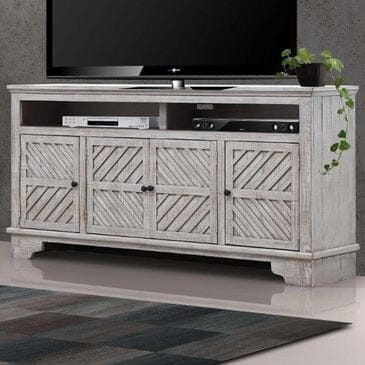 Meximuebles Santa Cruz 84" TV Console in Egg Shell, , large