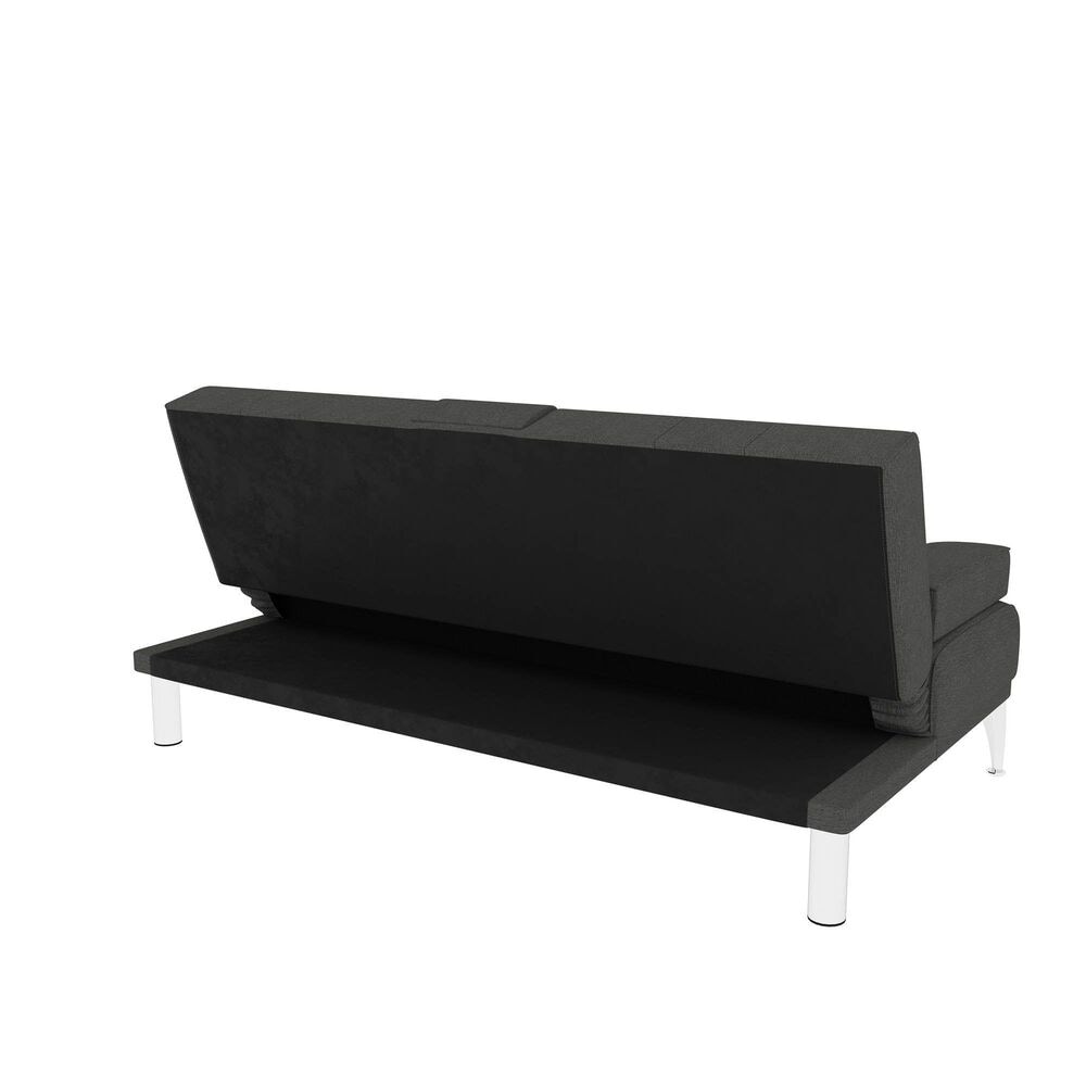Lifestyle Solutions Malibu Gray Futon, , large