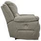 Ashley Next-Gen Gaucho Power Reclining Loveseat with Console in Putty, , large