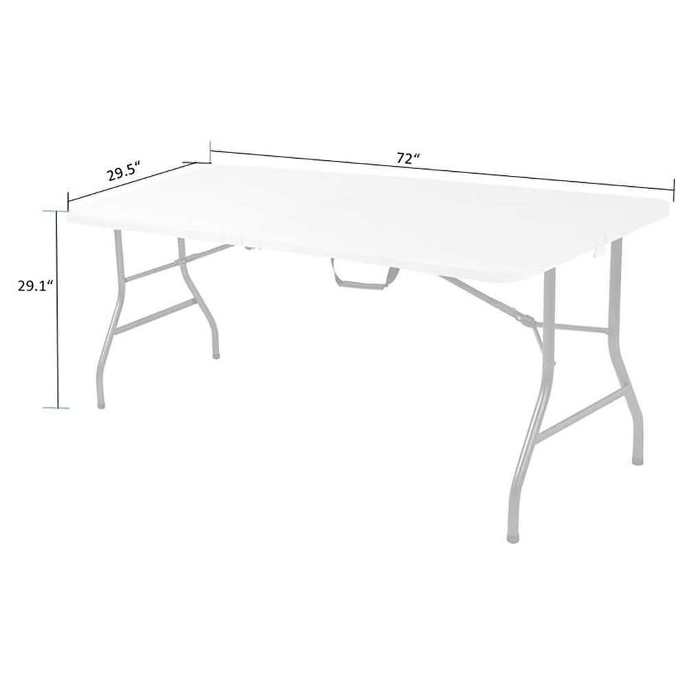 DHP 6&#39; Folding Table in Black, , large
