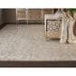 Nourison Silk Shadows 7"9" x 9"9" Light Gold Area Rug, , large