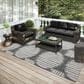 Dalyn Rug Company Sedona Geometric 6" x 9" Midnight Indoor/Outdoor Area Rug, , large