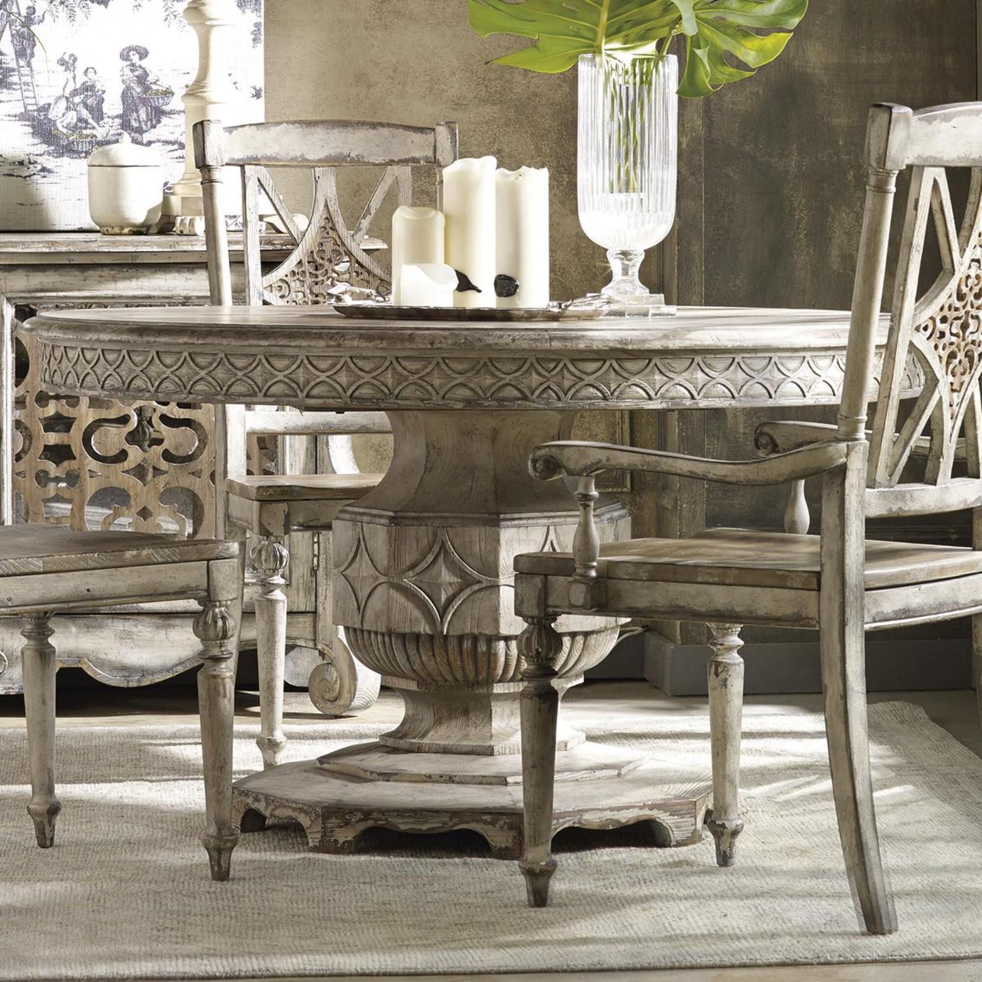 Nebraska furniture mart round online dining table