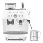 SMEG 81 Oz Espresso Coffee Machine with Grinder in White, , large