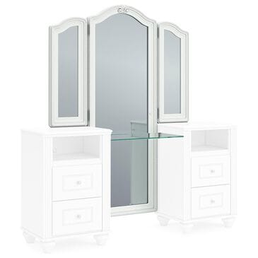 Ashley Kozlani Traditional Vanity Mirror Only in White, , large
