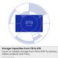 Samsung 1TB P7 Portable SSD in Black, , large