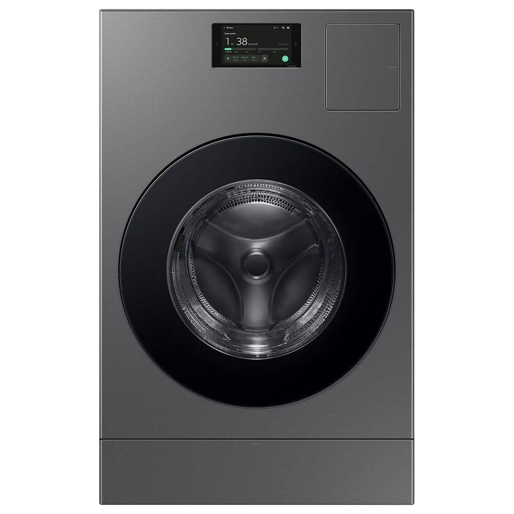 Samsung Bespoke 5.3 Cu. Ft. Front Load Smart Combo Washer/Dryer in Dark Steel, , large