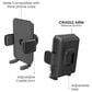 The Mighty Mount Simple Cradle Combo with Vent and Dash Mount Base in Black, , large