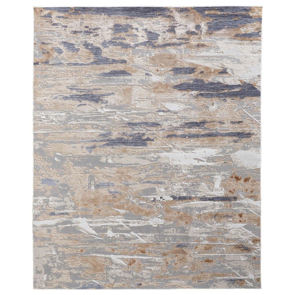 Feizy Laina 3" x 10" Beige and Blue Runner, , large