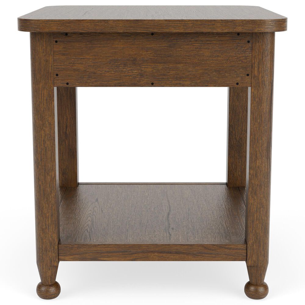 Riverside Furniture Calhoun End Table in Whiskey Oak, , large