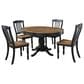 Ashley Clorazi 5-Piece Oval Dining Set in Black and Brown, , large