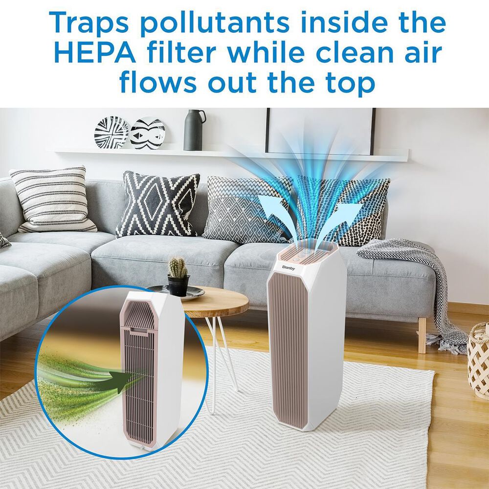 Danby Air Purifier for rooms up to 210 sq. ft in White, , large