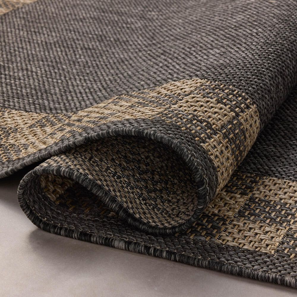 Loloi II Providence 8&#39;6&quot; x 12&#39; Charcoal and Natural Indoor/Outdoor Area Rug, , large