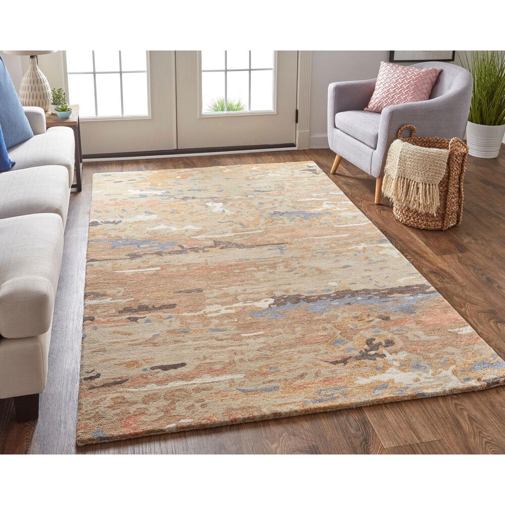 Feizy Everley 10&#39; x 14&#39; Beige Area Rug, , large