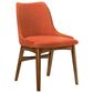 Blue River Westmont and Azalea 5-Piece Dining Set with Orange Cushion in Walnut, , large