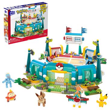 Mega Pokemon Traning Stadium Building Set in Multicolor, , large