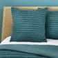 J. Queen New York Darby 26" Square Euro Pillow Sham in Teal, , large