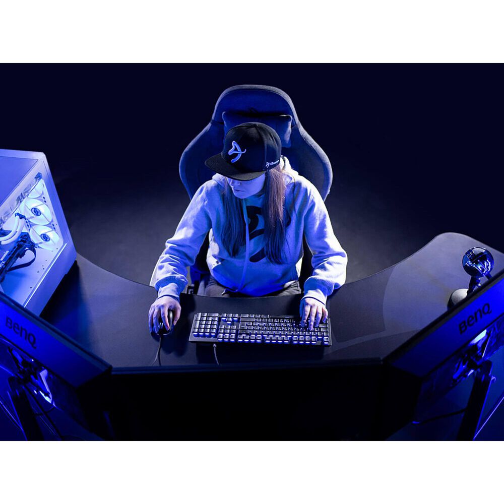 Arozzi Arena Angelo Gaming Desk in Gunmetal &#40;Box 1 of 2&#41;, , large