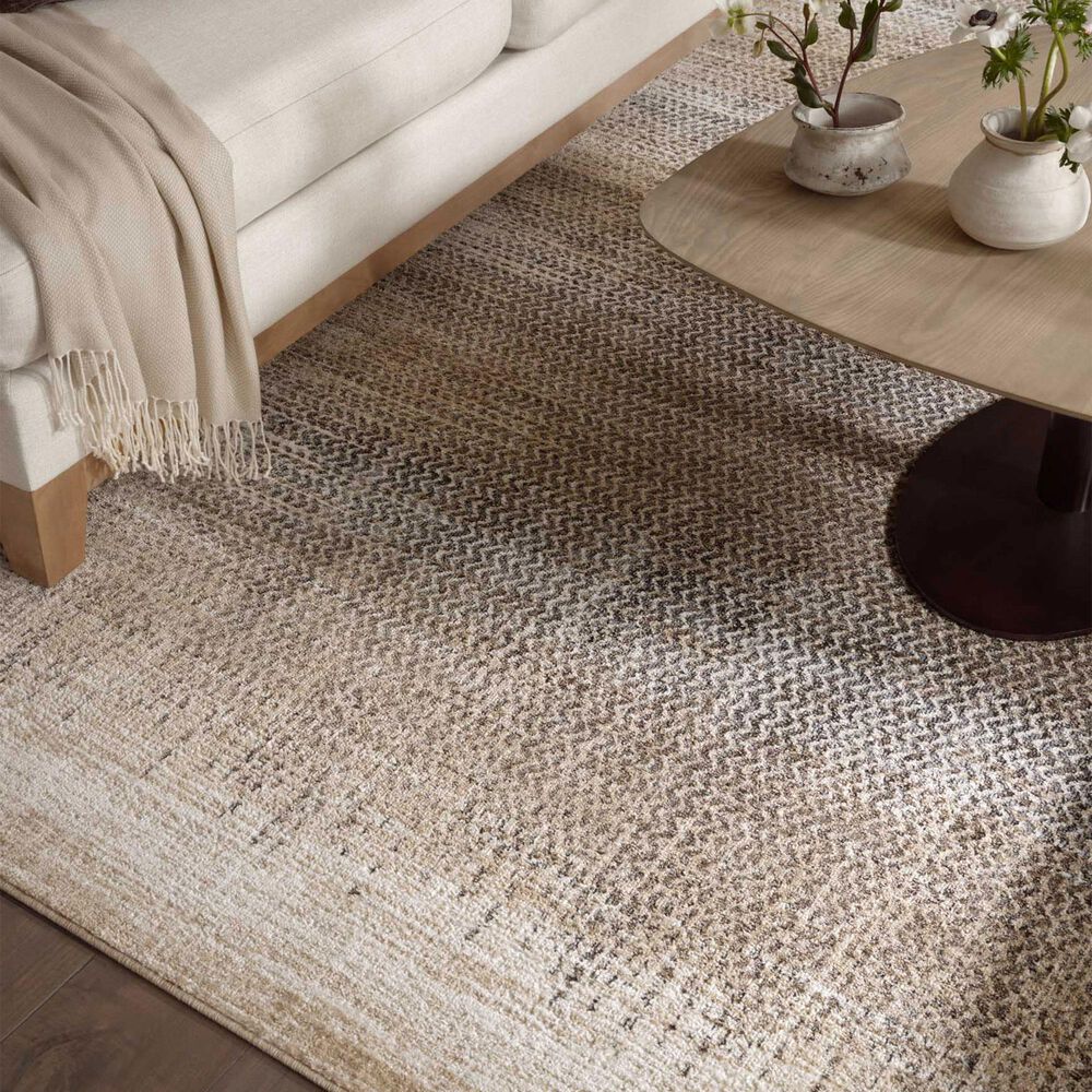 Loloi Wyatt 5&#39; x 7&#39;6&quot; Stone and Beige Area Rug, , large