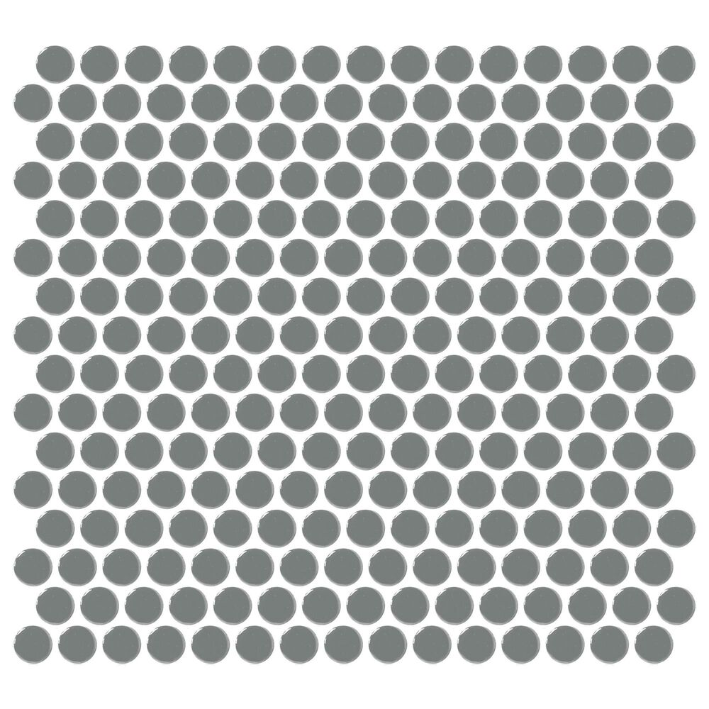 Dal-Tile Color Wheel Suede Gray 13"" X 11"" Ceramic Mosaic Sheet, , large