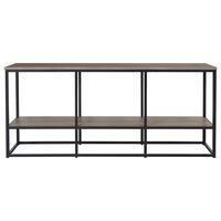 Signature Design by Ashley Wadeworth XL 65in TV Stand in Weathered Wood and Black