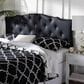 Baxton Studio Rita Queen Panel Headboard with Faux Leather Upholstered in Black, , large