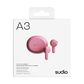 Sudio A3 True Wireless Earbuds in Pink, , large