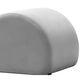 Jaxx Avana Chaise Lounge Yoga Chair in Grey Velvet, , large