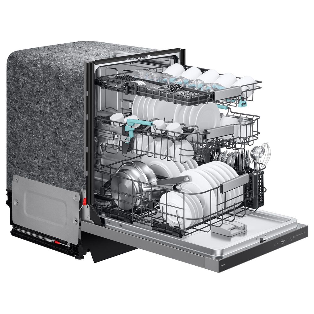 Samsung 24&quot; Bespoke Smart Dishwasher with 3rd Rack Washing System in Fingerprint Resistant Stainless Steel, , large